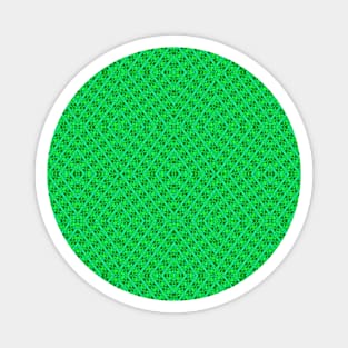 Green Diamond Pattern Magnet